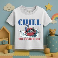 Chill The Fourth Out 4th Of July Toddler T-Shirt