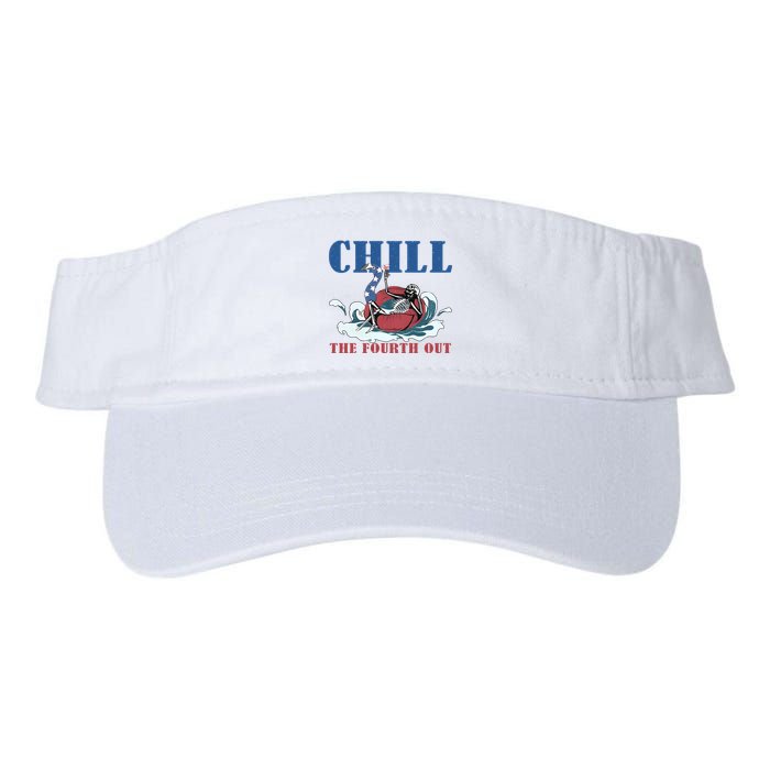 Chill The Fourth Out 4th Of July Visor