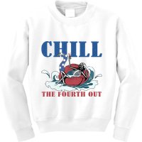 Chill The Fourth Out 4th Of July Kids Sweatshirt