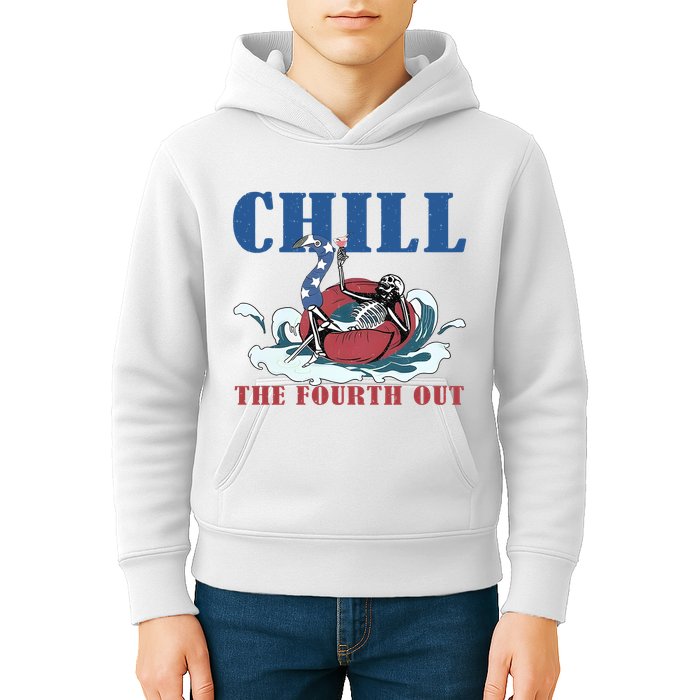 Chill The Fourth Out 4th Of July Kids Hoodie
