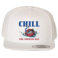 Chill The Fourth Out 4th Of July Wool Snapback Cap