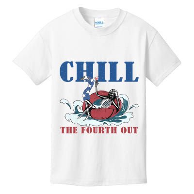 Chill The Fourth Out 4th Of July Kids T-Shirt