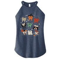 Cute Tooth Funny Halloween Dental Hygiene Spooky Dentist Women's Perfect Tri Rocker Tank