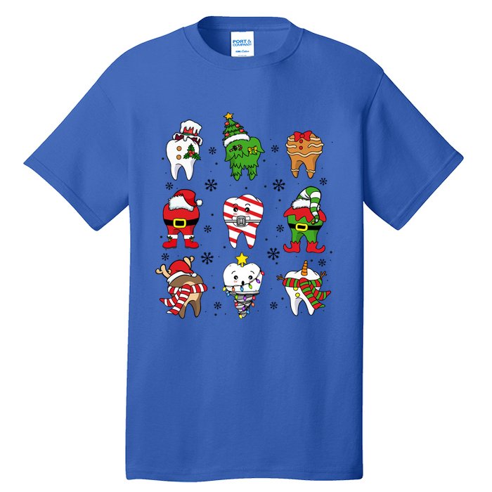 Christmas Th Funny Christmas Dentist Dental Hygiene Gift Tall T-Shirt