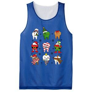 Christmas Th Funny Christmas Dentist Dental Hygiene Gift Mesh Reversible Basketball Jersey Tank