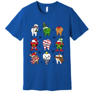 Christmas Th Funny Christmas Dentist Dental Hygiene Gift Premium T-Shirt