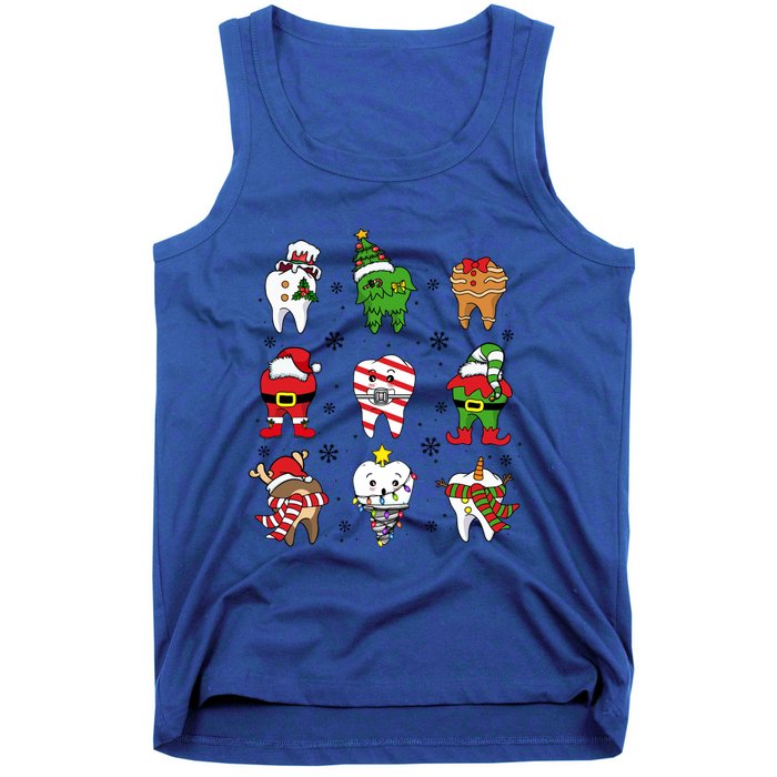 Christmas Th Funny Christmas Dentist Dental Hygiene Gift Tank Top