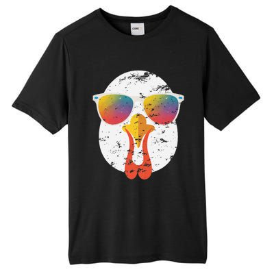 Cool Turkey Face Graphic Sunglasses Thanksgiving Tall Fusion ChromaSoft Performance T-Shirt