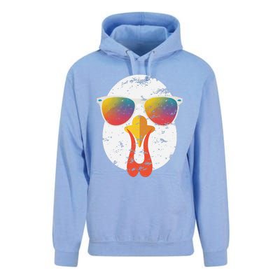 Cool Turkey Face Graphic Sunglasses Thanksgiving Unisex Surf Hoodie