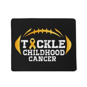 Childhood Tackle Football Childhood Cancer Awareness Mousepad