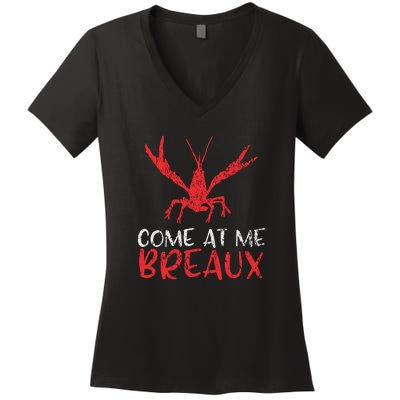 Crawfish Tees Funny Cajun Women's V-Neck T-Shirt