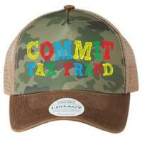 Commit Tax Fraud Funny Legacy Tie Dye Trucker Hat