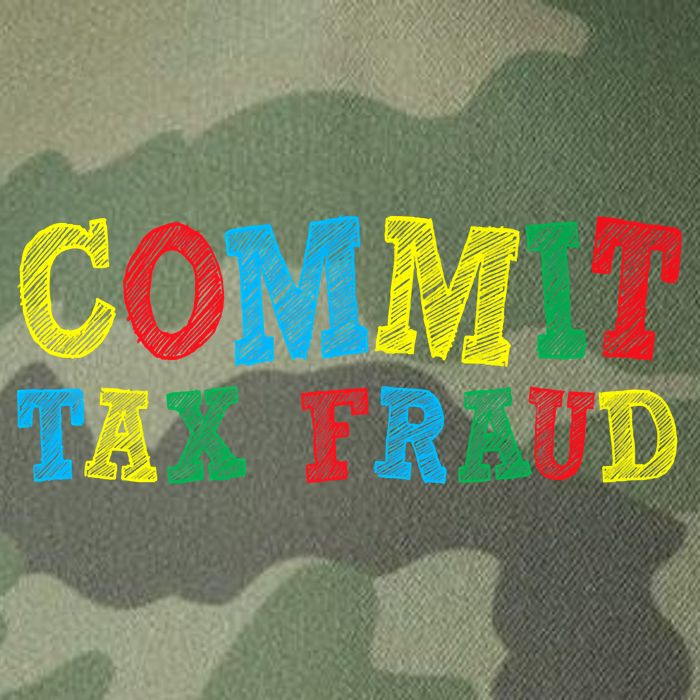 Commit Tax Fraud Funny Legacy Tie Dye Trucker Hat
