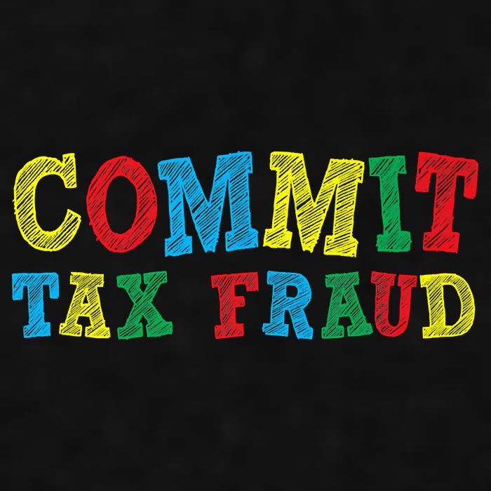 Commit Tax Fraud Funny Ladies PosiCharge Tri-Blend Wicking Tank