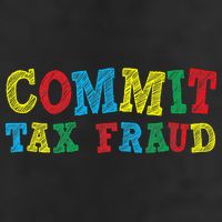 Commit Tax Fraud Funny Garment-Dyed Heavyweight T-Shirt
