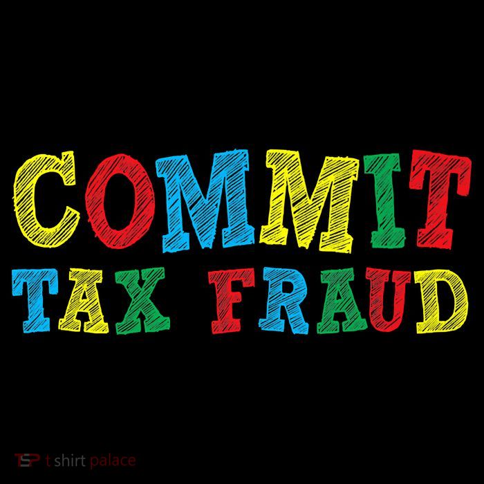 Commit Tax Fraud Funny Toddler Fine Jersey T-Shirt