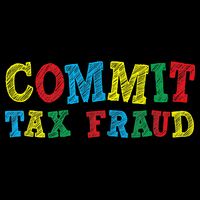 Commit Tax Fraud Funny Wool Snapback Cap