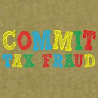 Commit Tax Fraud Funny Garment-Dyed Women's Muscle Tee