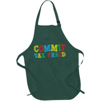 Commit Tax Fraud Funny Full-Length Apron With Pockets