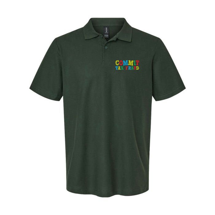 Commit Tax Fraud Funny Polo