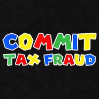 Commit Tax Fraud Funny Ladies PosiCharge Tri-Blend Wicking Tank