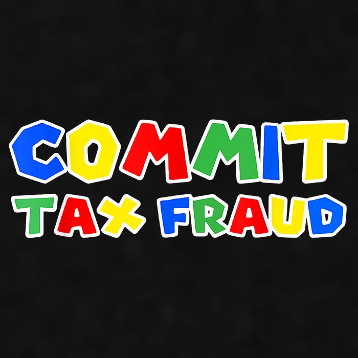 Commit Tax Fraud Funny Ladies PosiCharge Tri-Blend Wicking Tank