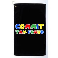 Commit Tax Fraud Funny Golf Towel
