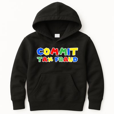 Commit Tax Fraud Funny Kids Hoodie