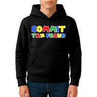 Commit Tax Fraud Funny Kids Hoodie