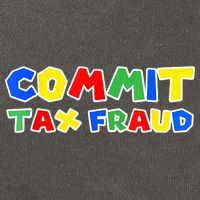 Commit Tax Fraud Funny Cotton Canvas Backpack