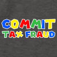 Commit Tax Fraud Funny Vector Backpack