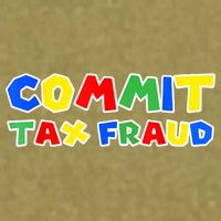 Commit Tax Fraud Funny Garment-Dyed Women's Muscle Tee