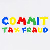 Commit Tax Fraud Funny Garment-Dyed Sweatshirt