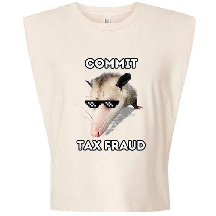 Commit Tax Fraud Garment-Dyed Women's Muscle Tee