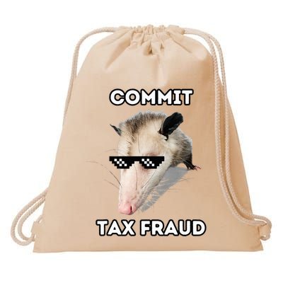 Commit Tax Fraud Drawstring Bag