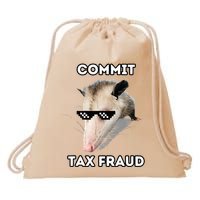 Commit Tax Fraud Drawstring Bag