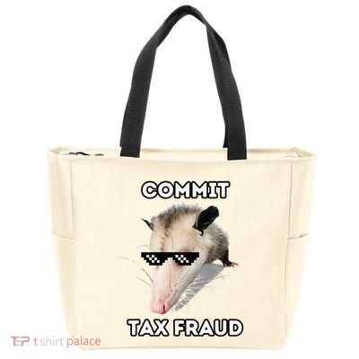 Commit Tax Fraud Zip Tote Bag
