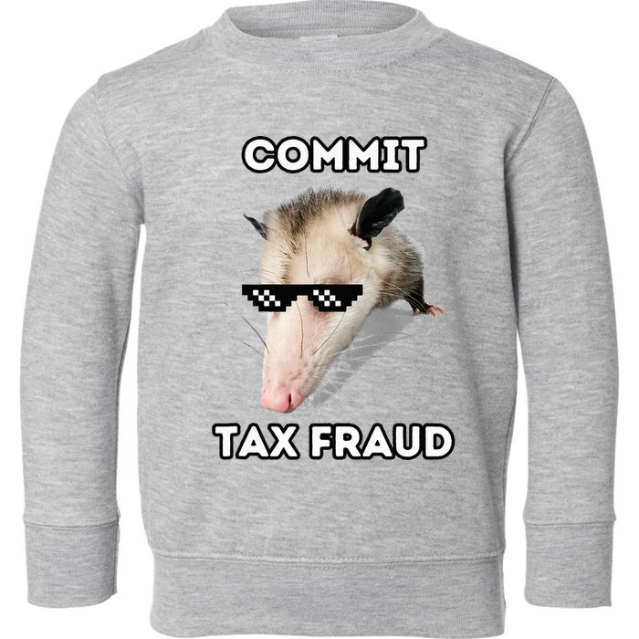 Commit Tax Fraud Toddler Sweatshirt