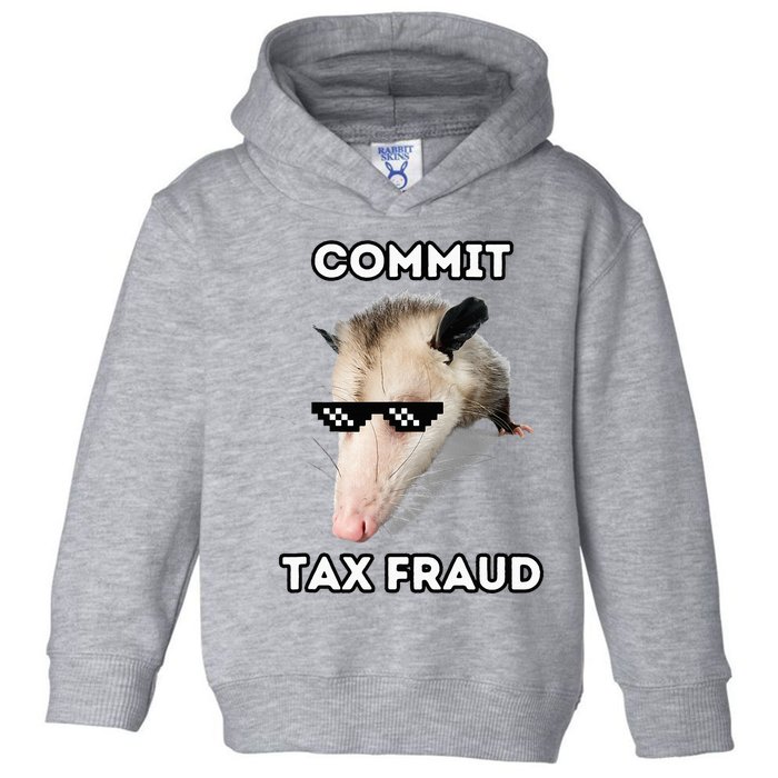 Commit Tax Fraud Toddler Hoodie