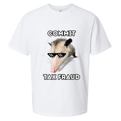 Commit Tax Fraud Sueded Cloud Jersey T-Shirt