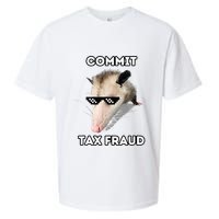 Commit Tax Fraud Sueded Cloud Jersey T-Shirt