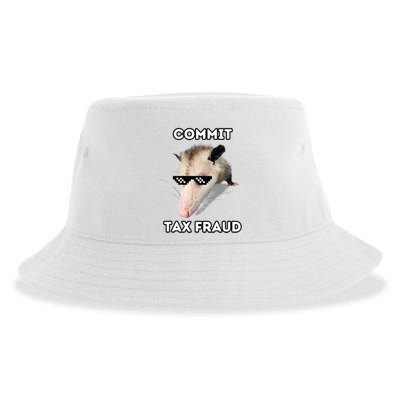 Commit Tax Fraud Sustainable Bucket Hat