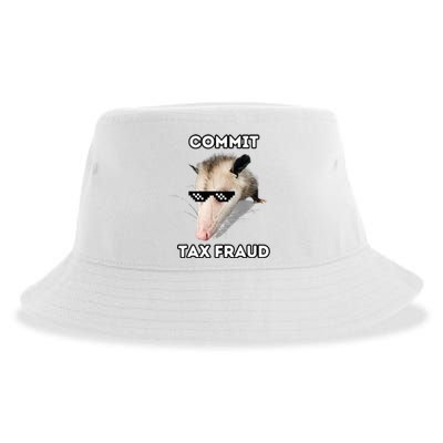 Commit Tax Fraud Sustainable Bucket Hat