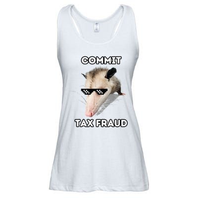 Commit Tax Fraud Ladies Essential Flowy Tank