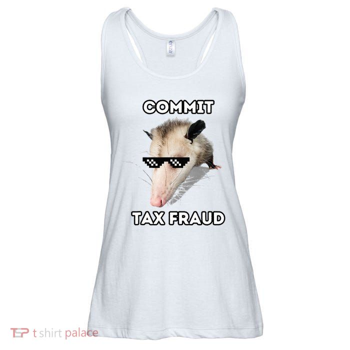 Commit Tax Fraud Ladies Essential Flowy Tank
