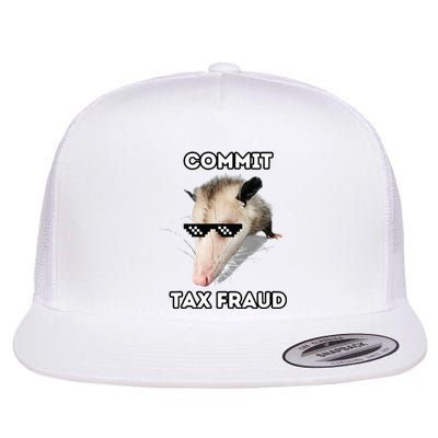 Commit Tax Fraud Flat Bill Trucker Hat