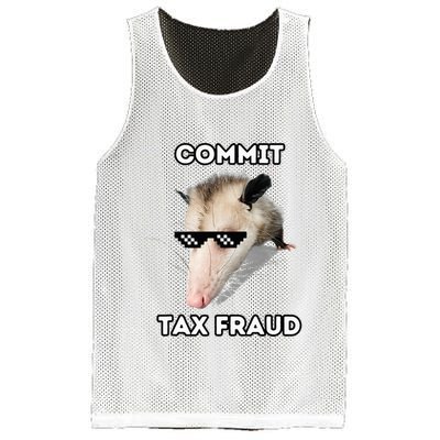 Commit Tax Fraud Mesh Reversible Basketball Jersey Tank