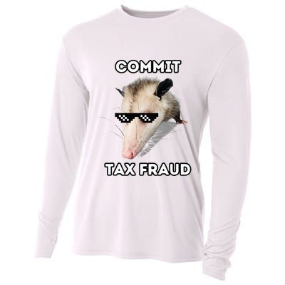 Commit Tax Fraud Cooling Performance Long Sleeve Crew