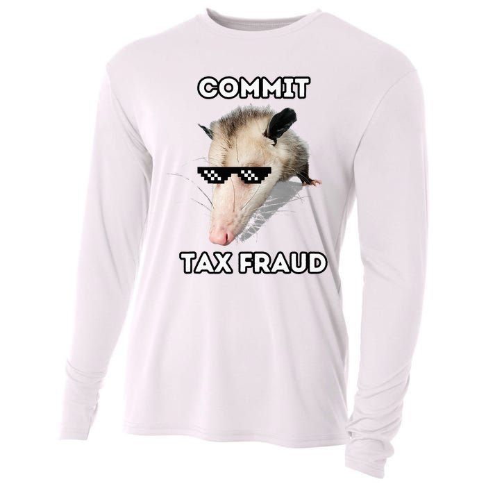 Commit Tax Fraud Cooling Performance Long Sleeve Crew