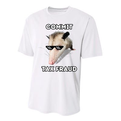 Commit Tax Fraud Performance Sprint T-Shirt